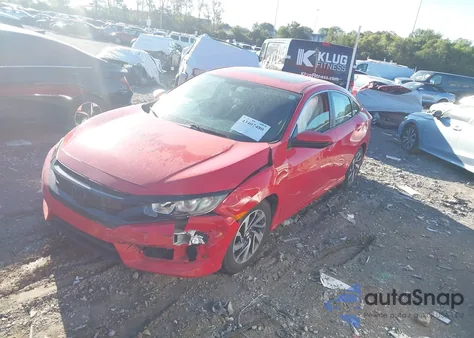 2017 Honda Civic Ex из США, поврежденный, VIN 2HGFC2F75HH534735